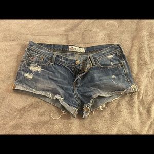 Hollister Blue Jean Shorts